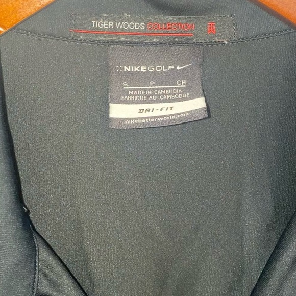 Nike x Tiger Woods Collection - Dri-FIT Navy Golf Shirt - Picture 3 of 3